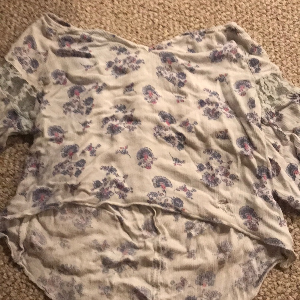 Abercrombie Floral Crop Top